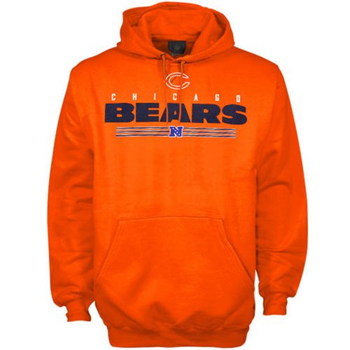 Chicago Bears Critical Victory VI Hoodie Orange - Click Image to Close